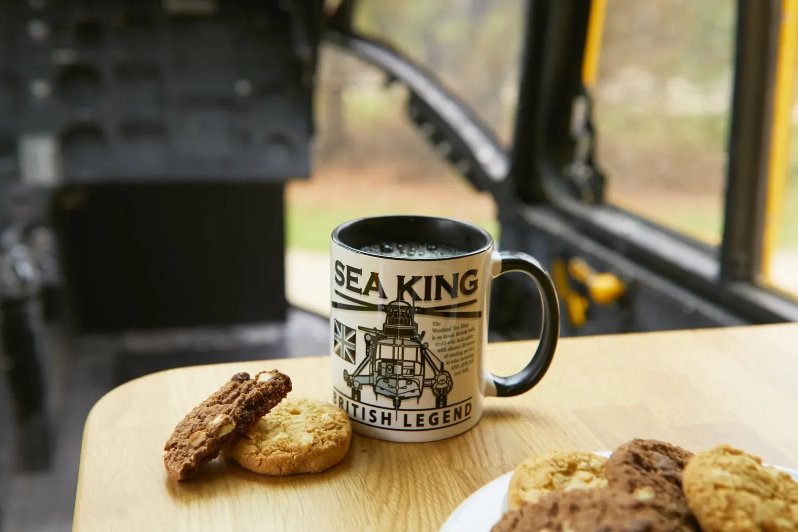 Sea King helicopter glamping