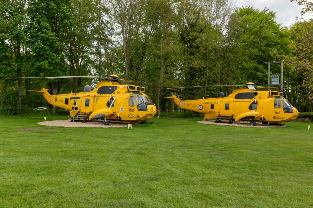 Sea King Helicopter Glamping XZ589